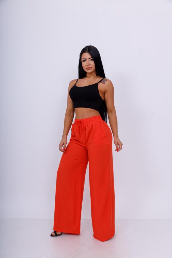 Calça Viscolinho Pantalona - Image 3